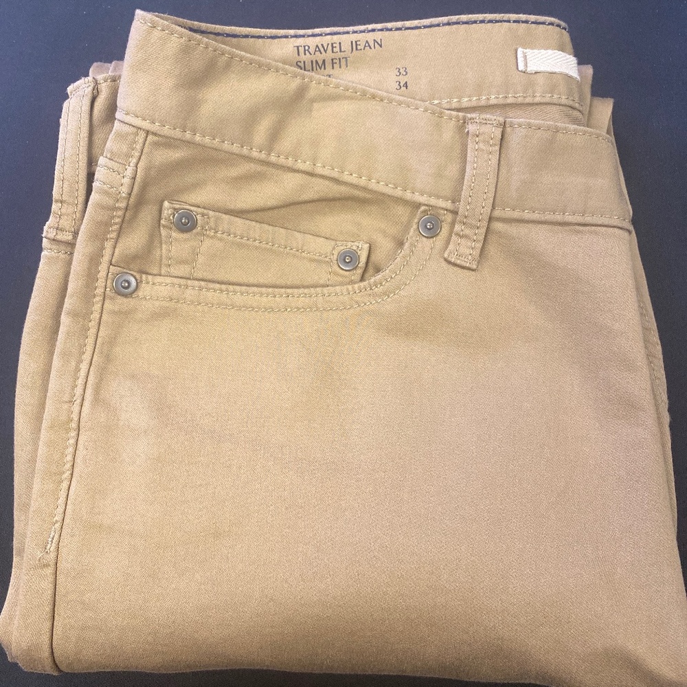 Banana Republic Men Jeans Whiskey Tan